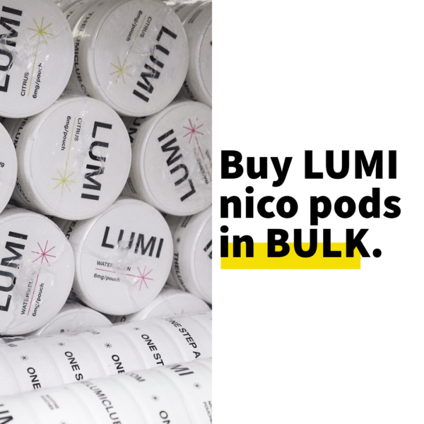 Wholesale Nicotine Pouches: LUMI 10-packs